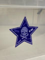 S-20 LURE STAR SKULL STICKER